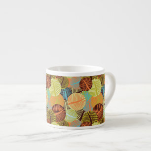 Abstract pattern espresso cup