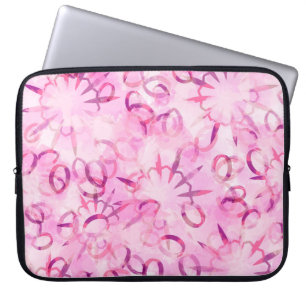 Abstract pattern ethnic design. Watercolor backgro Laptop Sleeve