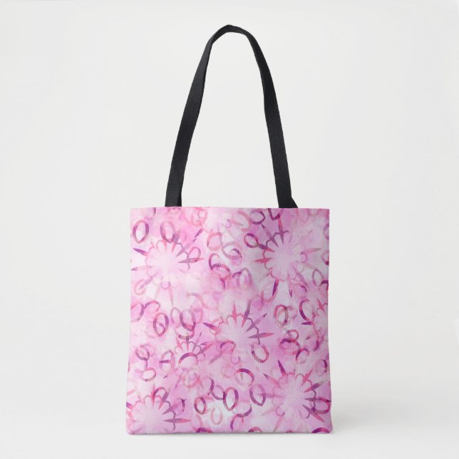 Abstract pattern ethnic design. Watercolor backgro Tote Bag (Front)