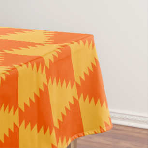 Abstract Pattern Halloween ColorsTablecloth Tablecloth