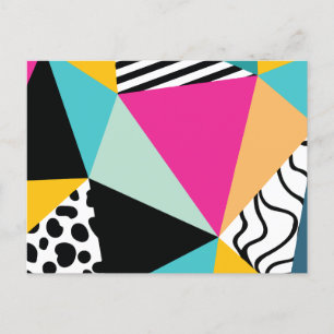 abstract pattern holiday postcard