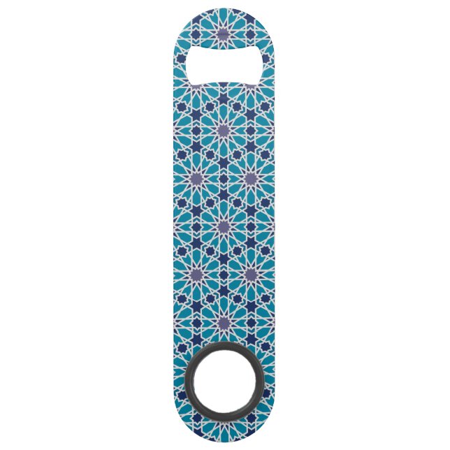 Abstract Pattern In Blue And Grey (Front)