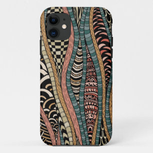 Abstract pattern in ethnic style iPhone 11 case