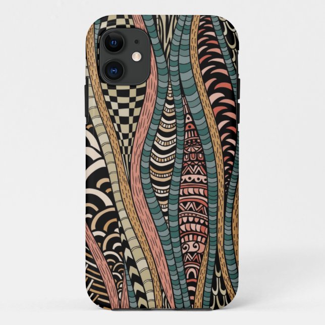 Abstract pattern in ethnic style Case-Mate iPhone case (Back)