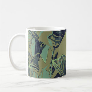 Abstract pattern in vintage background, modern, be coffee mug