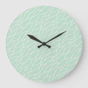 Abstract pattern large clock