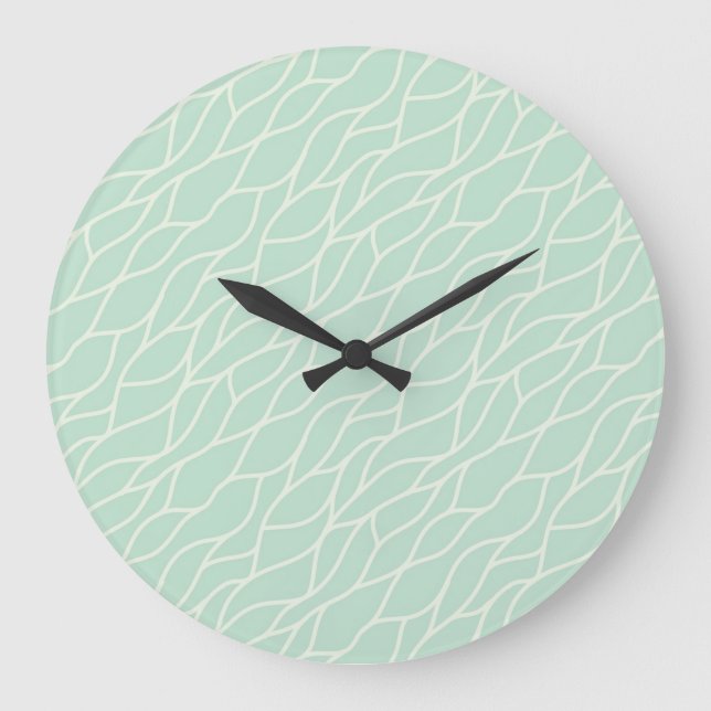 Abstract pattern large clock (Front)