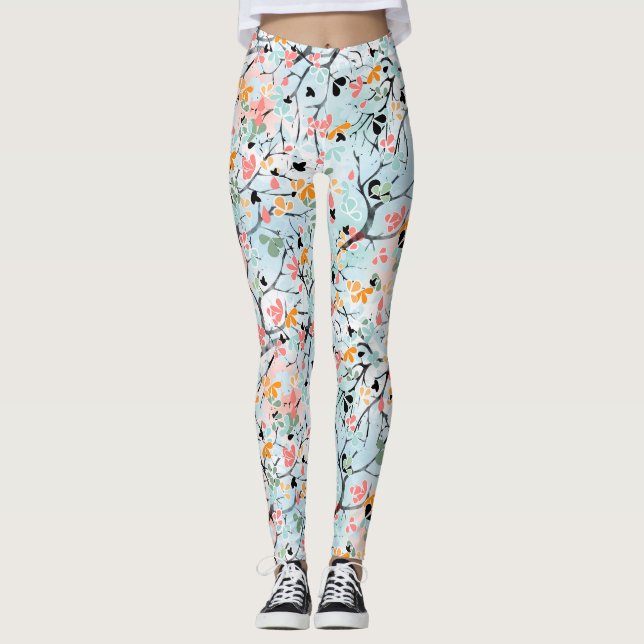Abstract pattern leggings (Front)