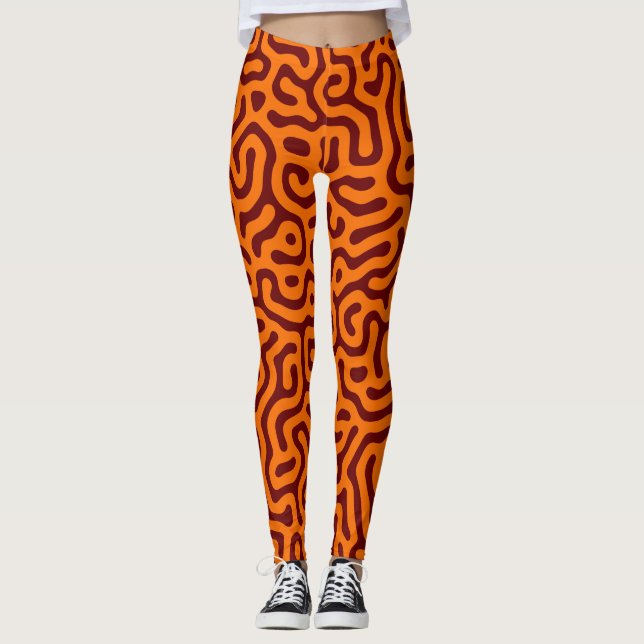 Abstract pattern leggings (Front)