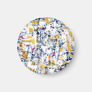 Abstract pattern magnet