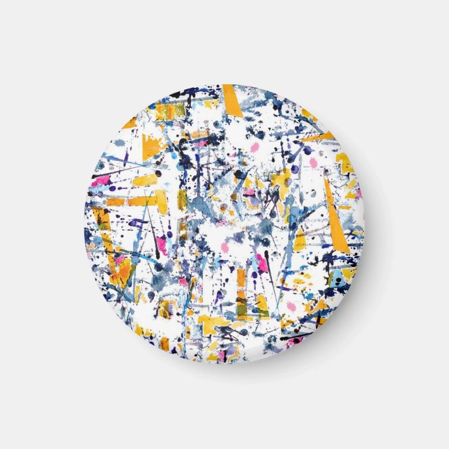 Abstract pattern magnet (Front)