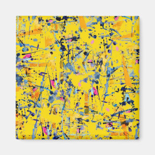 Abstract pattern magnet