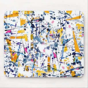 Abstract pattern mouse pad