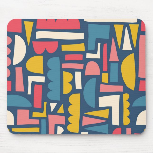 Abstract pattern mouse pad (Front)