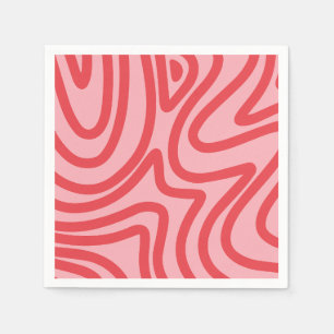 abstract pattern napkin