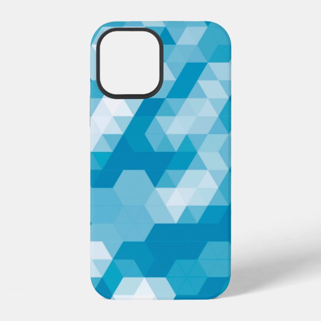 Abstract pattern of geometric shapes backgroundabs iPhone case (Back)