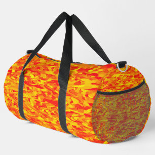 Abstract Pattern Orange Red Yellow Larg Duffel Bag