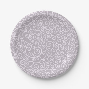 Abstract pattern paper plate