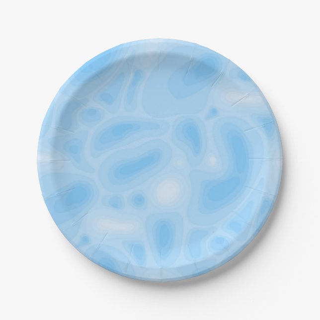 Abstract pattern paper plate (Front)