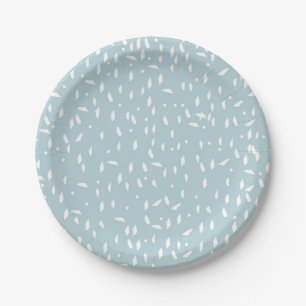 Abstract pattern paper plate