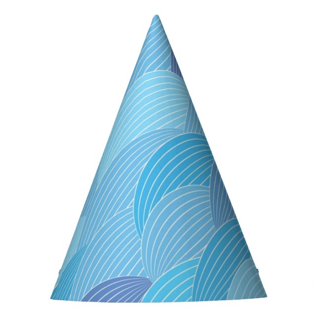 Abstract pattern party hat (Front)