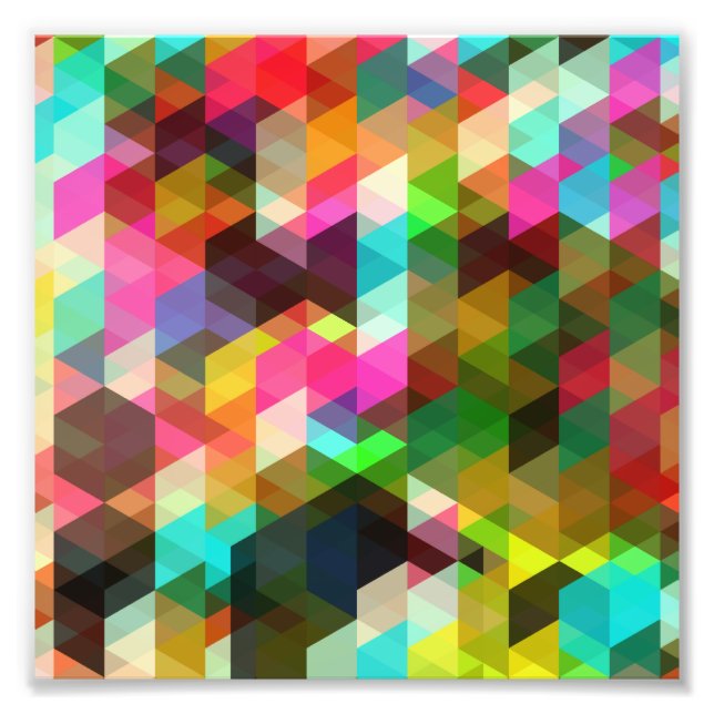 Abstract Pattern Photo Print (Front)