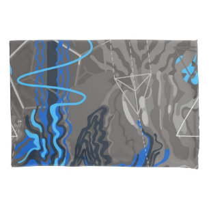 Abstract pattern pillowcase