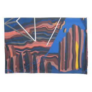 Abstract pattern pillowcase
