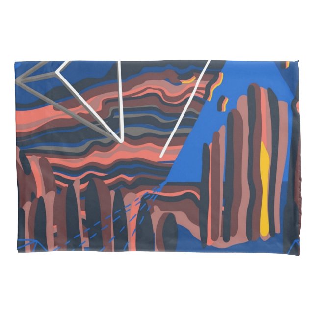 Abstract pattern pillowcase (Front)
