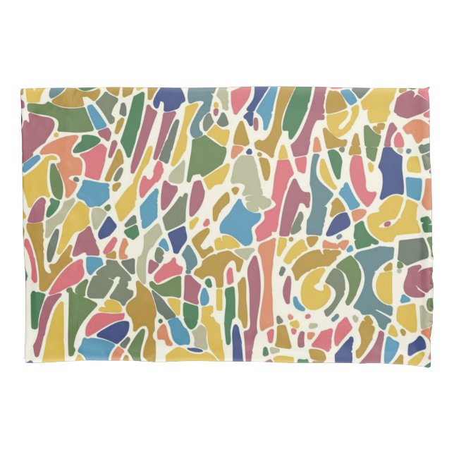 Abstract pattern pillowcase (Front)