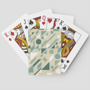 Abstract pattern playing cards