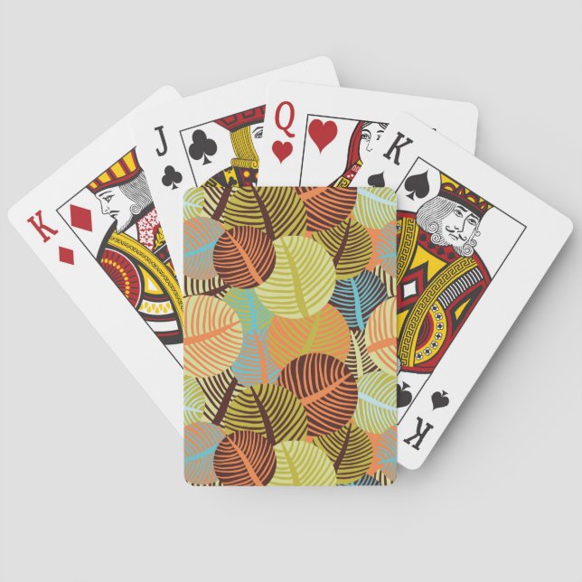 Abstract pattern playing cards (Back)