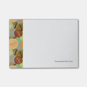 Abstract pattern post-it notes