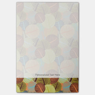 Abstract pattern post-it notes