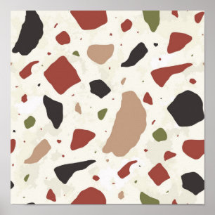 Abstract pattern poster