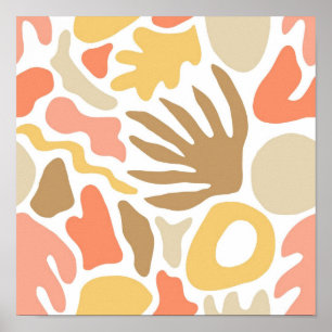 Abstract pattern poster