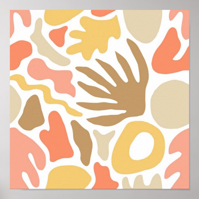 Abstract pattern poster (Front)