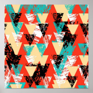 Abstract pattern poster