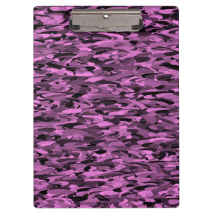 Abstract Pattern Purple Black Clipboard
