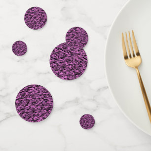Abstract Pattern Purple Black Confetti