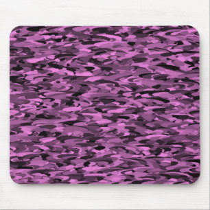 Abstract Pattern Purple Black Mouse Pad