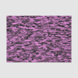 Abstract Pattern Purple Black Tissue Paper