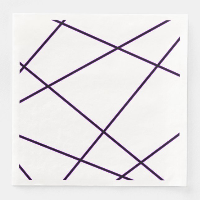 Abstract pattern - purple napkin (Front)