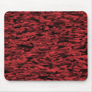 Abstract Pattern Red Black Mouse Pad