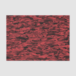 Abstract Pattern Red Black Tissue Paper