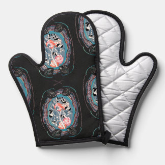 Abstract pattern , seamless illustration 7 oven mitt