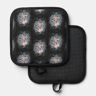 Abstract pattern , seamless illustration 7 pot holder