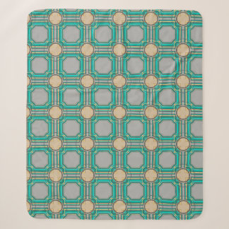 abstract pattern sherpa blanket