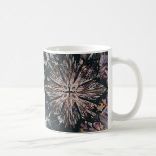 Abstract Pattern Silhouette – Artistic Modern Flor Coffee Mug