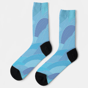 Abstract pattern socks
